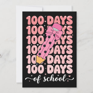 Convite celebração de 100 dias de escola