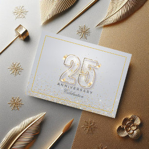 Convite Celebração de 25 Anos de Prata e Ouro