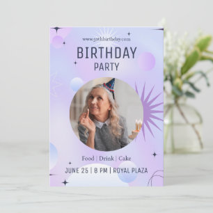 Convite Celebração de 50 Anos, Foto 50 Anos de Idade 