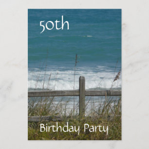 Convite Celebração de 50.o aniversário - Oceano/Macho