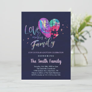 Convite Celebração de Adoção/Convite para Chá