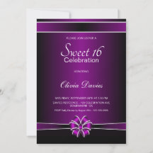 Celebração de Aniversário 16 Purple Sweet