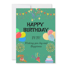 Celebração de aniversário alegre