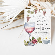 Celebração de Aniversário com Vinho Tinto Elegante