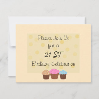 Convite Celebração de Aniversário de 21 anos