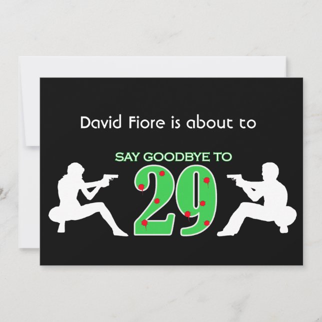 Convite Celebração de aniversário de 30 anos de Estilo Máf (Frente)