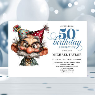 Convite Celebração de Aniversário de 50 Anos do Homem Dive