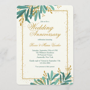 Convite Celebração de Aniversário de Casamento