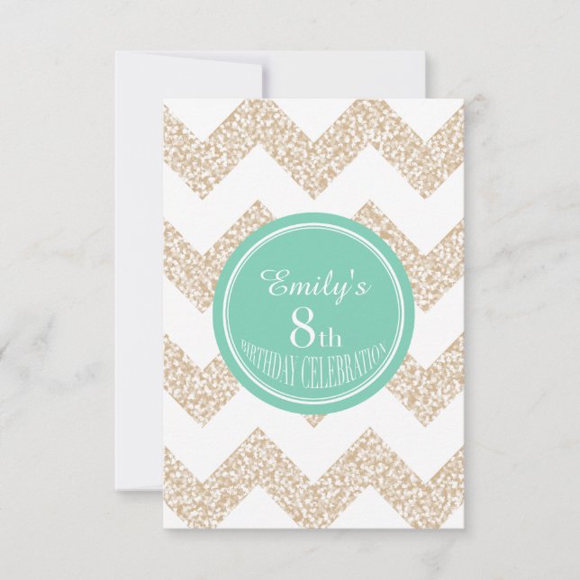 Convite Celebração de aniversário do Chevron 8.º aniversár (Frente)