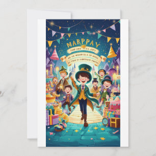 Convite Celebração de Aniversário do Reino Mágico"