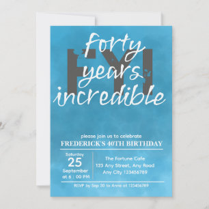 Convite Celebração de Aniversário Minimalista Moderna de 4