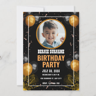 CONVITE CELEBRAÇÃO DE ANIVERSÁRIO PERSONALIZADA