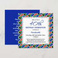 Celebração de Aniversário Personalizada da ÁFRICA
