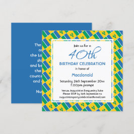 Convite Celebração de Aniversário Personalizada de VINCENT