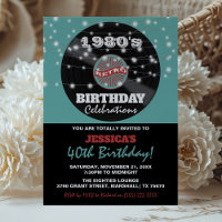 Celebração de Aniversário Retro dos Anos 80