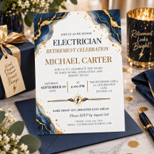 Celebração de Aposentadoria de Eletricista Navy Go