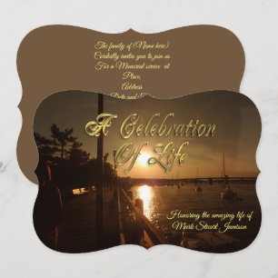 Convite Celebração de barcos salva-vidas nos portos