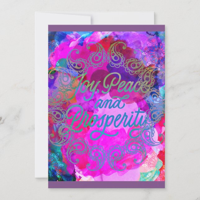 Convite Celebração de Diwali (Frente)