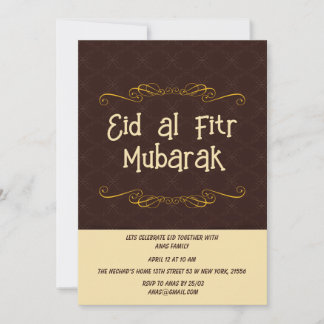 Convite Celebração de Eid al Fitr