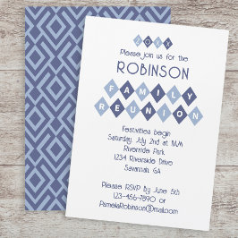 Convite Celebração de Festa Personalizada Reunião de Famíl