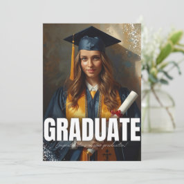 Convite Celebração de Graduação da Turma de 2026 Moderna