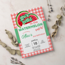 Celebração de Melancia Aniversário