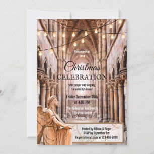 Convite Celebração de Natal Angélica da Catedral Religi