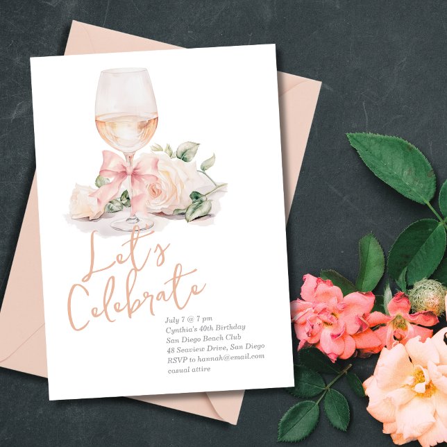 Convite Celebração de Rosas (Criador carregado)