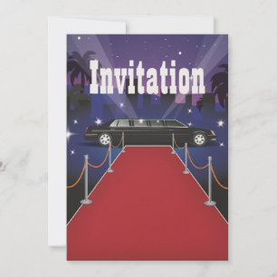 Convite Celebração de Tapete Vermelho Limo