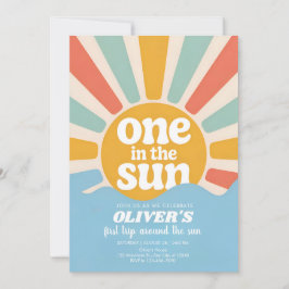 Convite Celebração de um ano de Sol e Sorrisos 