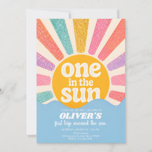 Convite Celebração de um ano de Sol e Sorrisos