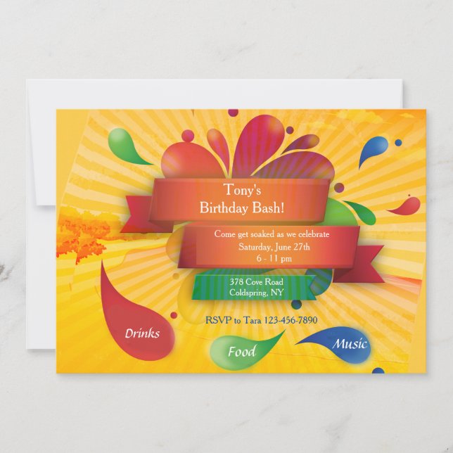 Convite Celebração de Verão (Frente)