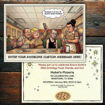 Celebração Divertida de Grupo na Pizzaria