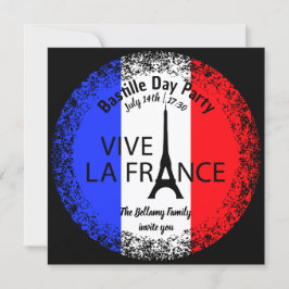 Convite Celebração do 14 de julho do Bastille Day