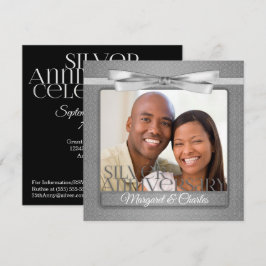 Convite Celebração do 25º Aniversário de Bodas de Prata co