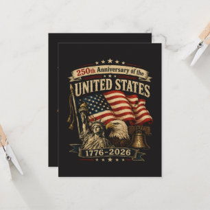 Convite Celebração do 250º Aniversário dos Estados Unidos
