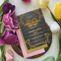 Celebração do 50º Aniversário do Casamento Chic El