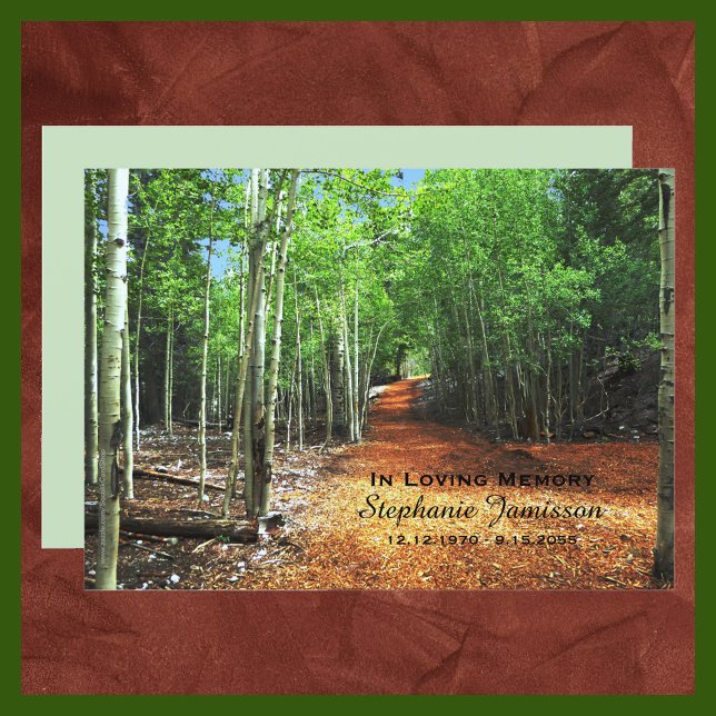 Convite Celebração do Caminho de Vida através dos Aspen As (Criador carregado)