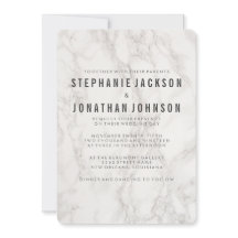 Celebração do Casamento de Marble Elegante Moderno