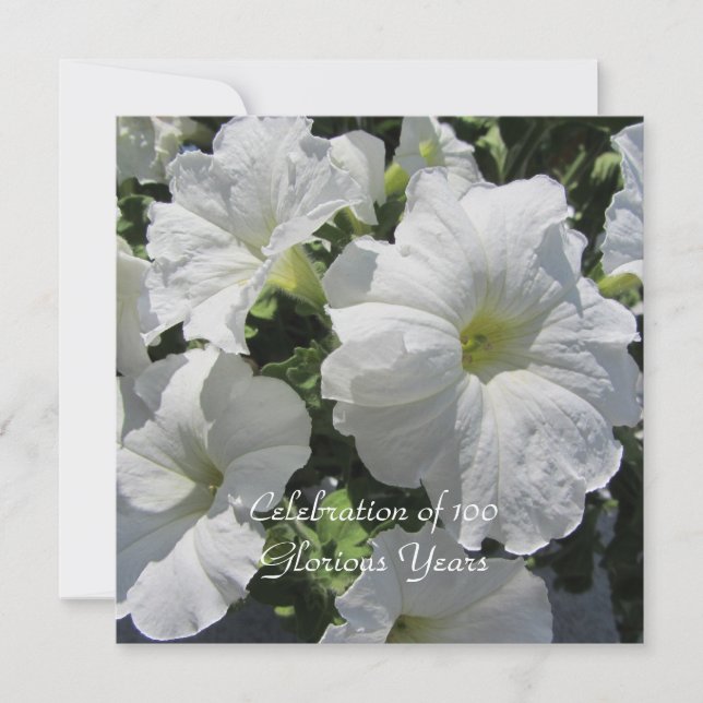 Convite Celebração do centésimo aniversário (Frente)