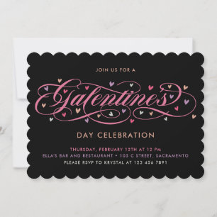 Convite Celebração do Dia de Galentine