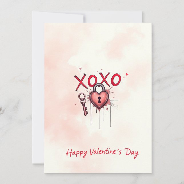 Convite Celebração do dia de os namorados do Amor (Frente)