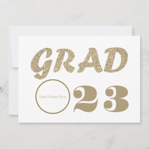 Convite Celebração do GRAD 23 com imagem ou logotipo perso