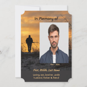 Convite Celebração do Jogo de Caça ao Caçador do Serviço d