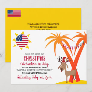CONVITE CELEBRAÇÃO DO NATAL EM JULHO DO PARTIDO CHURRASCO