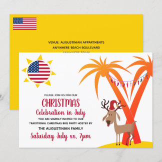 CONVITE CELEBRAÇÃO DO NATAL EM JULHO DO PARTIDO CHURRASCO 