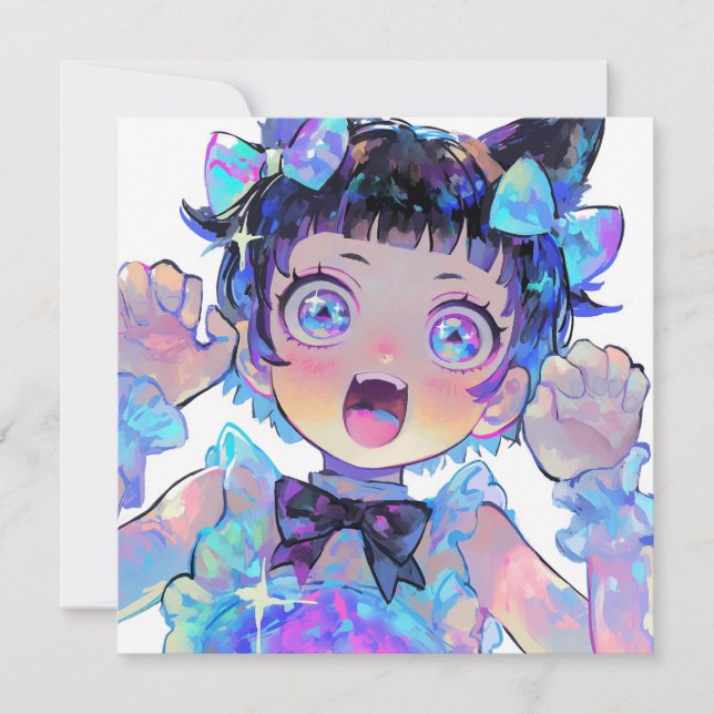 Convite Celebração do Partido Anime Idol (Frente)