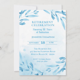 Convite Celebração do Partido da Reforma Azul