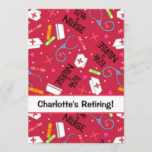 Convite Celebração do Partido da Reforma Enfermeira Verm