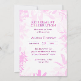 Convite Celebração do Partido da Reforma Roxa